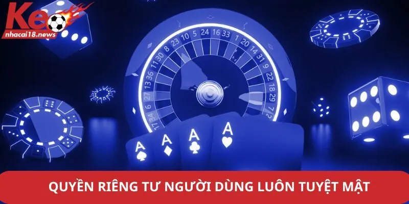 Quyền riêng tư người dùng luôn tuyệt mật